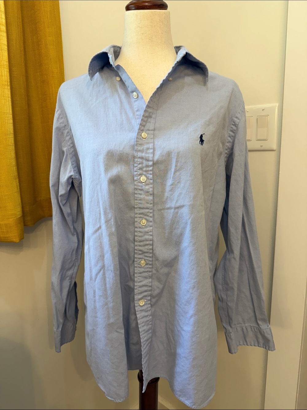 Ralph Lauren Pale Blue Button-Down Oxford Shirt - Men's